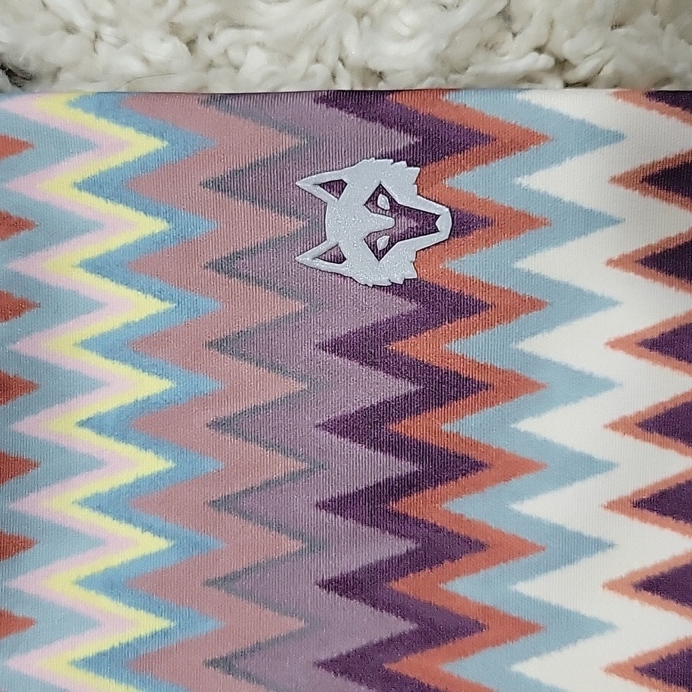 Greyson Womens Leggings Luna Canyon Peaks Print XL Multicolor | Athleisure - Picture 7 of 7